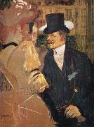 Henri  Toulouse-Lautrec L-Auglais au Moulin-Rouge oil painting